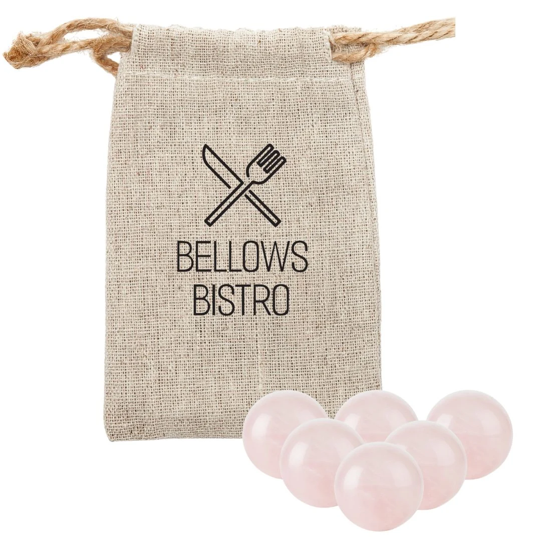Twine Living® Rose Quartz Wine Gems Set of 6 1