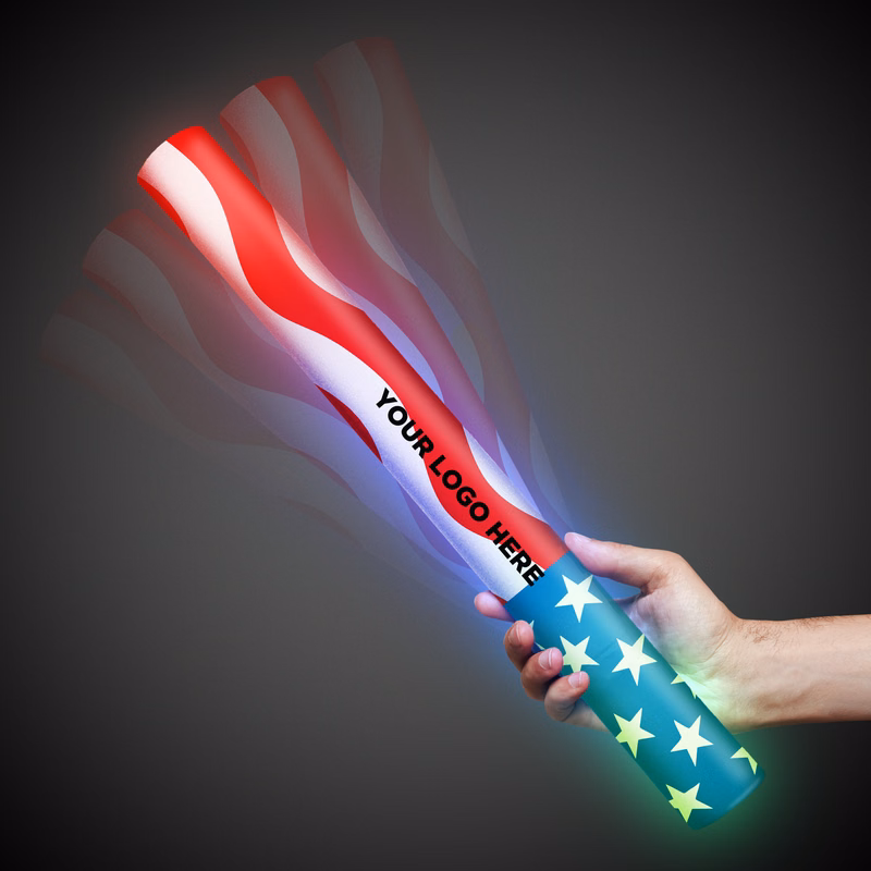 Patriotic 16" Sleeved Light Up LED Glow Lumiton