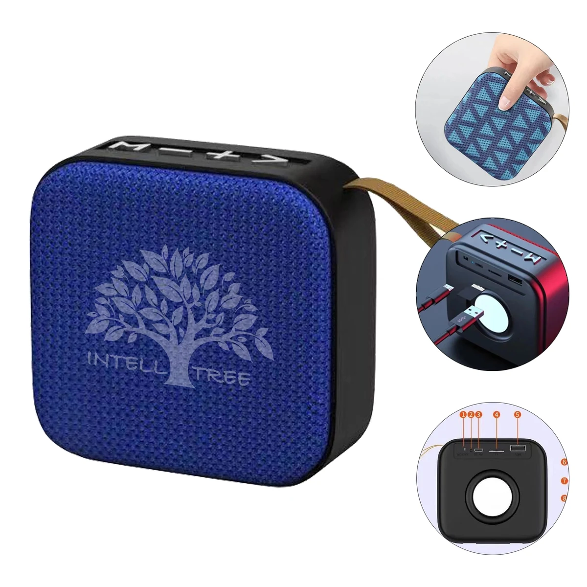 Outdoor Wireless Speaker With Stereo Sound Support Fm Radio 1