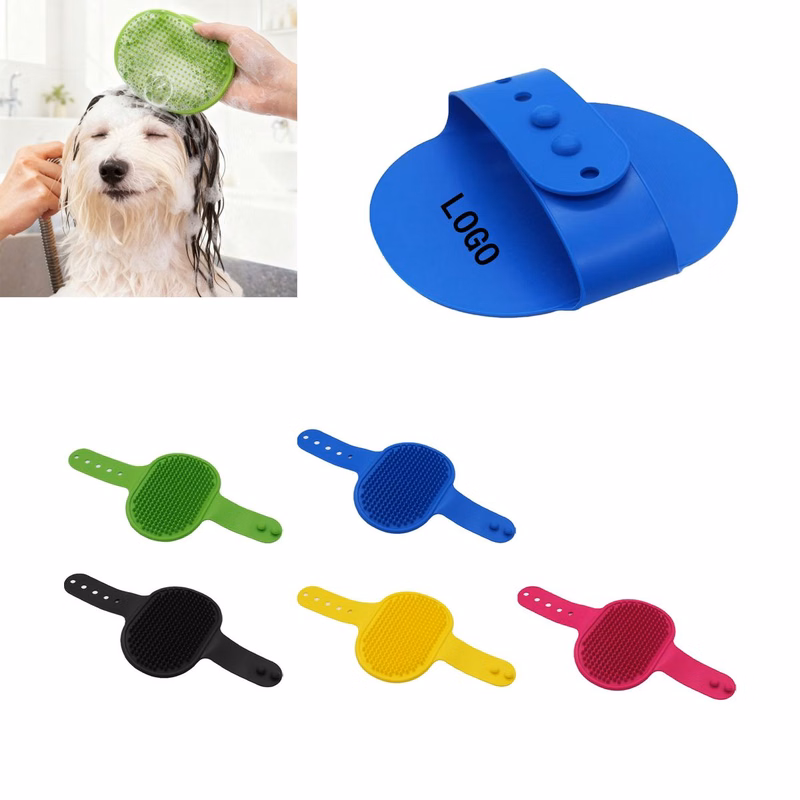 Soft Silicone Pet Grooming Massage Brush