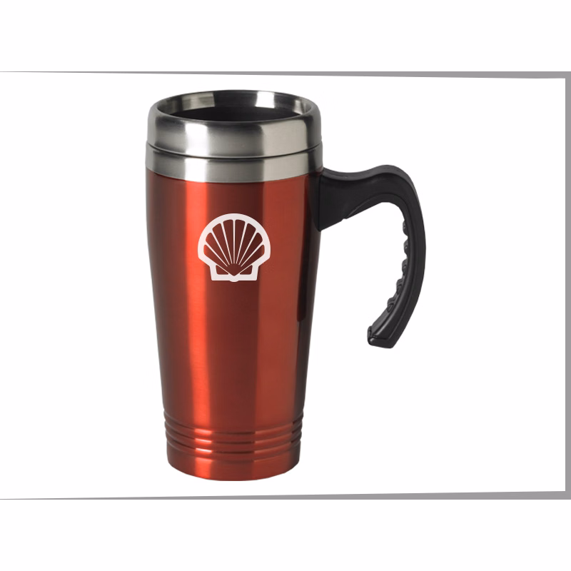 16 oz Stainless Steel Colored Tumbler w/ Handle