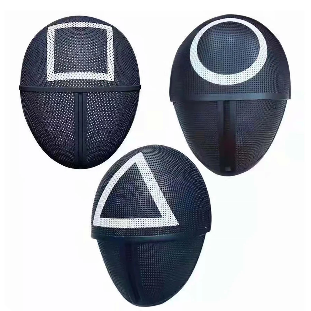 Game Triangle Square Circle Cosplay Mask 1