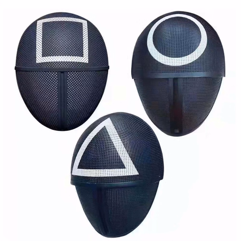 Game Triangle Square Circle Cosplay Mask