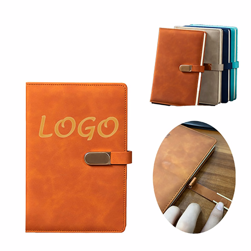 A5 Lined Journal Notebook With Magnetic Buckle And Pen Slot