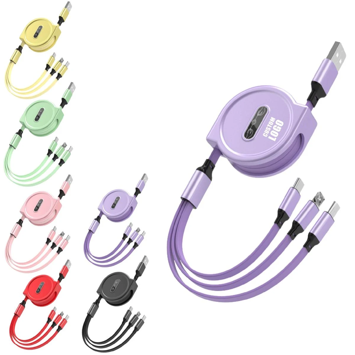 MOQ 10 pcs Multi-Head Charging Cable 1