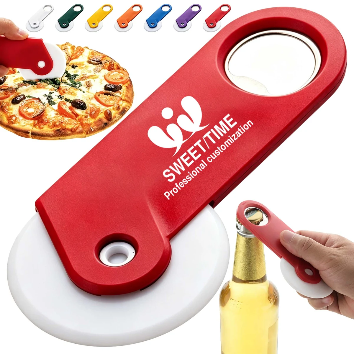 Pizza Cutter With Bottle Opener 1