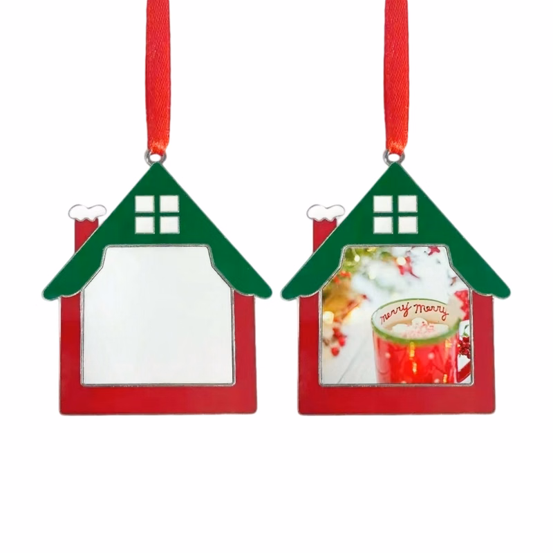 House Photo Frame Christmas Ornament