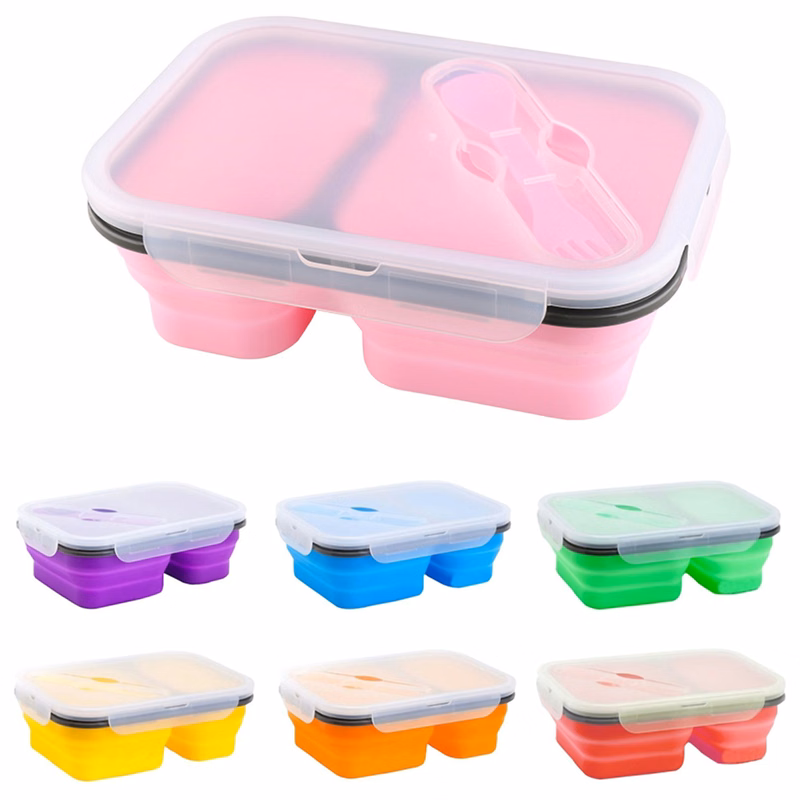 Collapsible Silicone Lunch Container