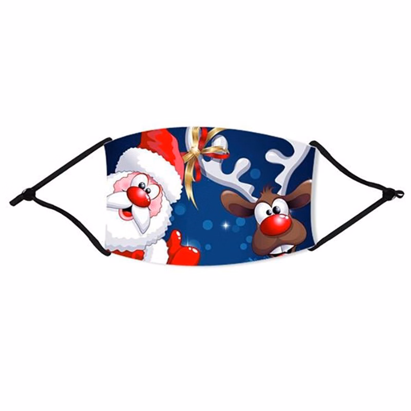 Christmas& Halloween 2-Ply Ice silk Mask