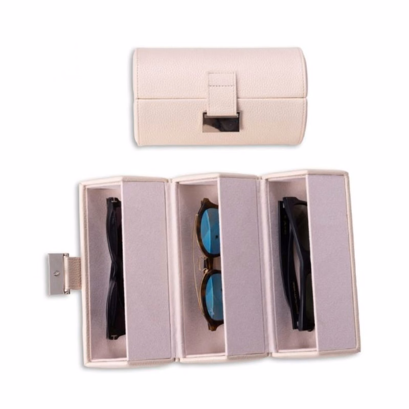 Three Section Leather Sunglass Storage