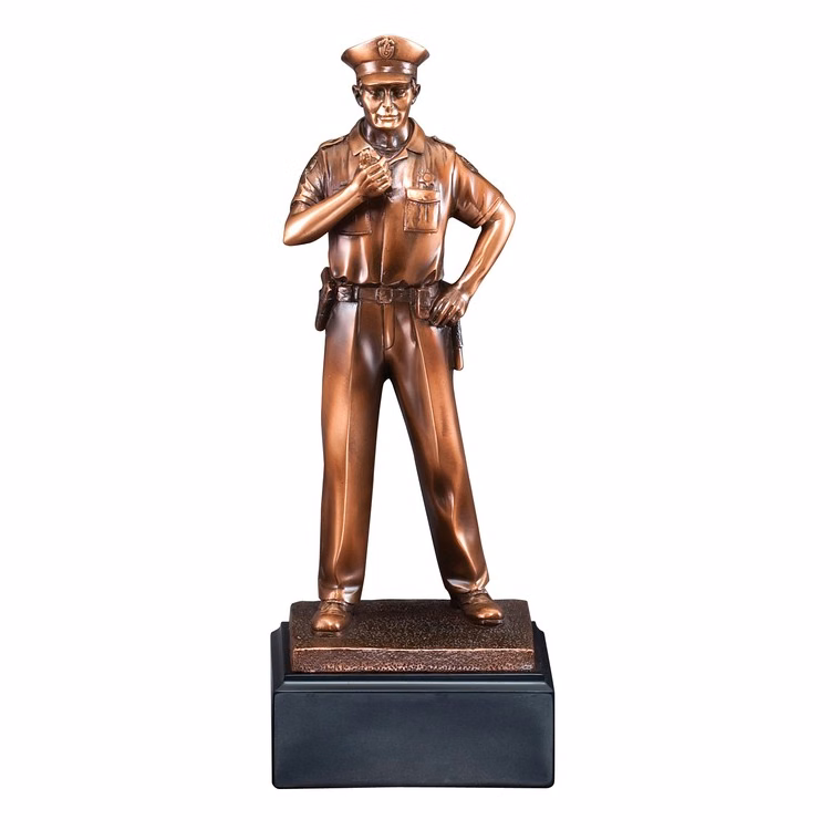 Police Resin Sculpture