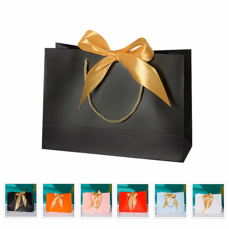 Shopping Bag with Ribbon Bow