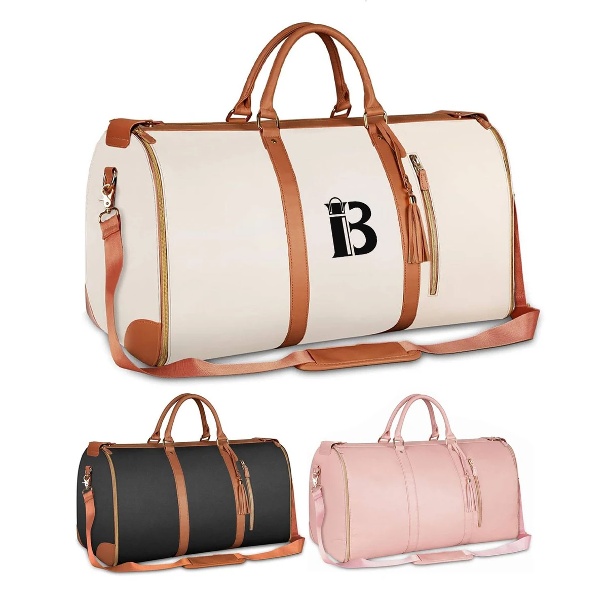 Multifunctional pu hand luggage bag 1