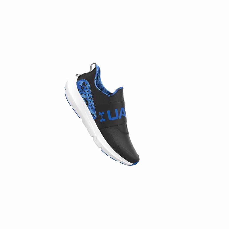 Boys' Grade School UA Surge 3 Slip Printed Running Shoes 