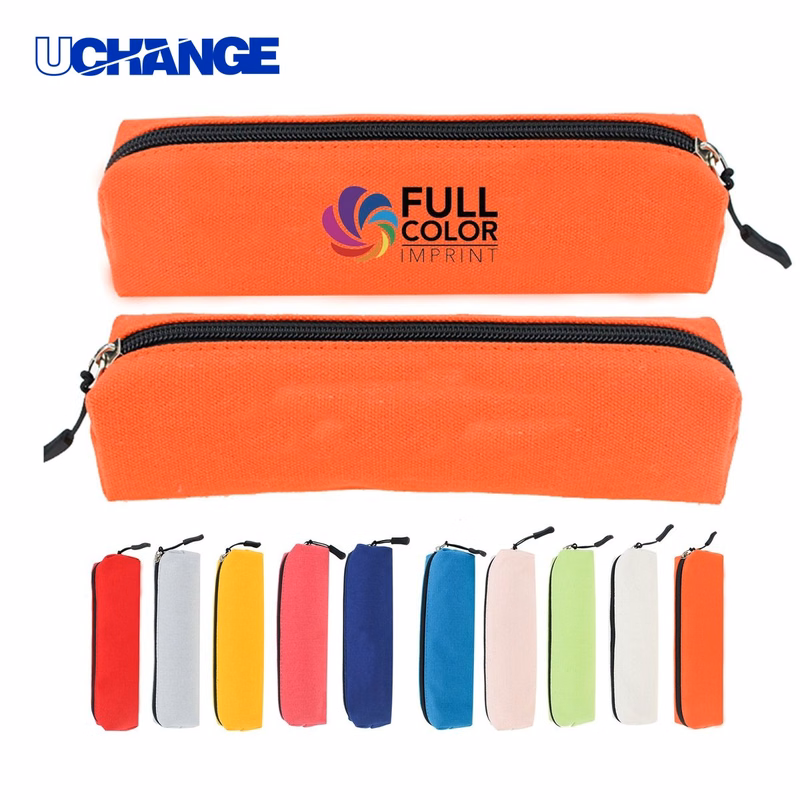 Solid Color School Pencil Case