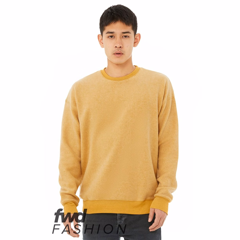 Unisex FWD Fashion Sueded Drop Shoulder Crewneck Sweatshirt - 3345