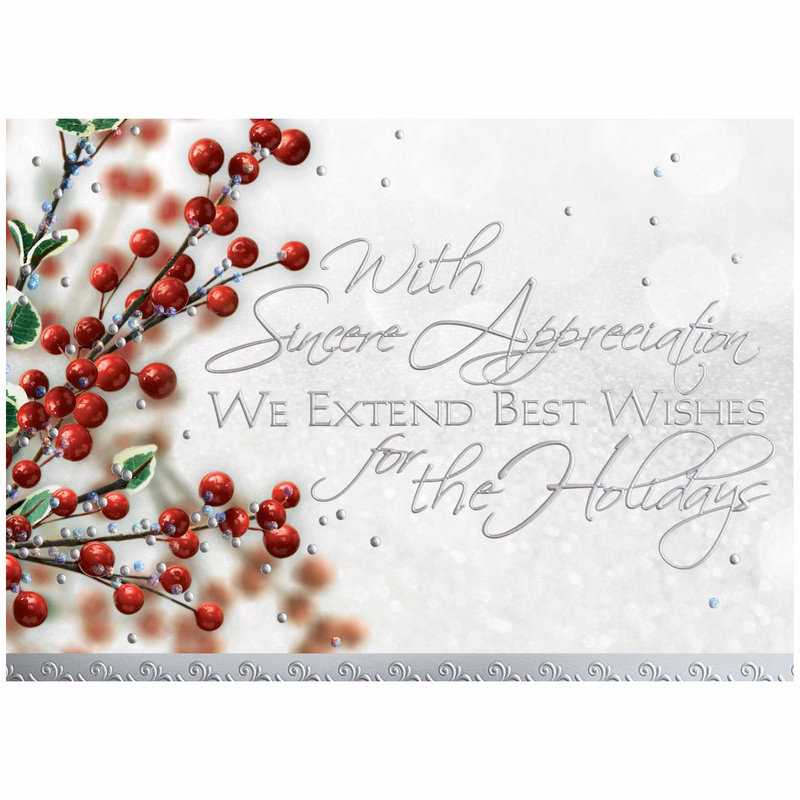 Berries & Wishes Holiday Cards