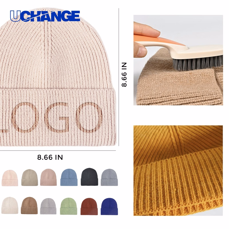 Acrylic Knit Beanie Hat