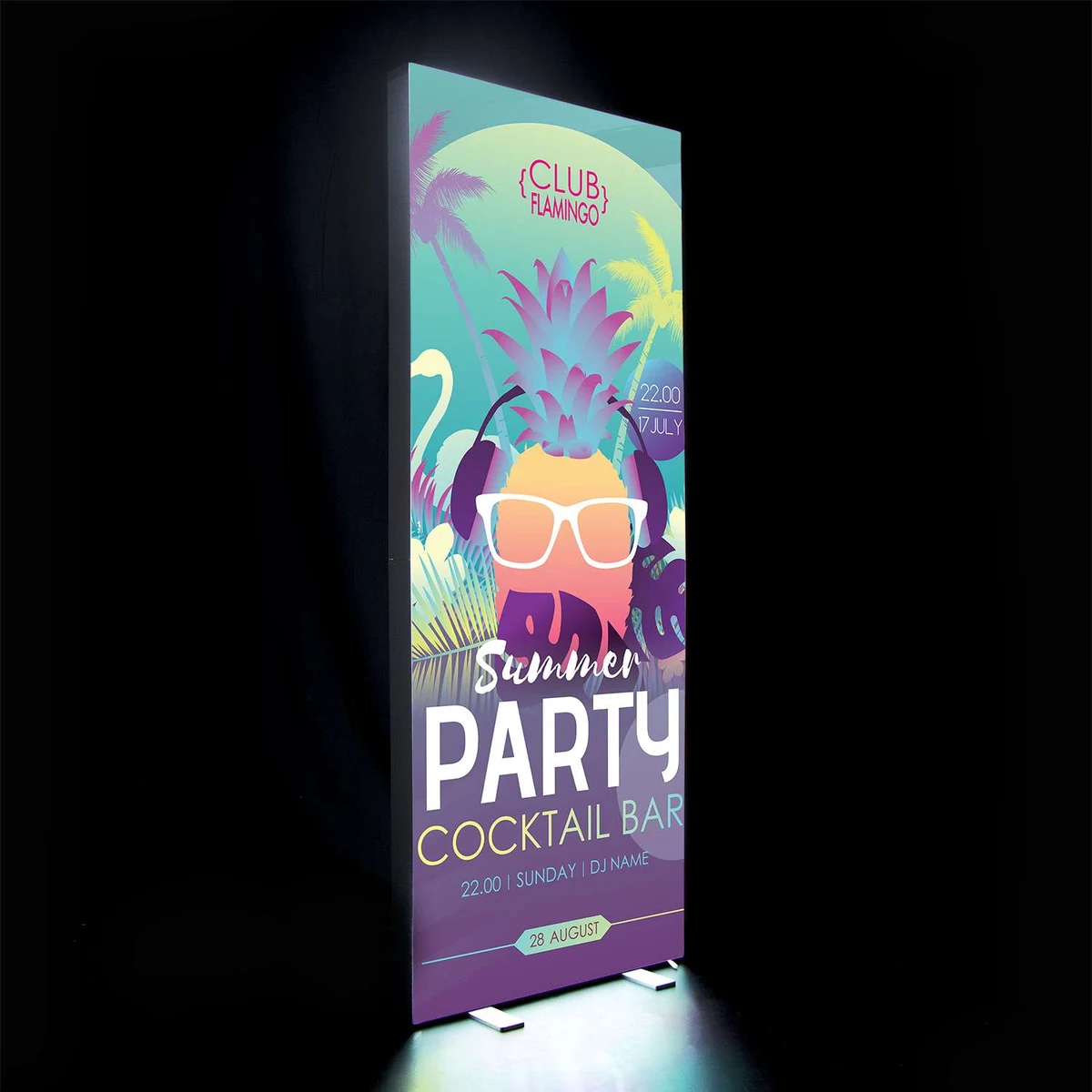 3' x 8' Fusion Glo Display Kit 1