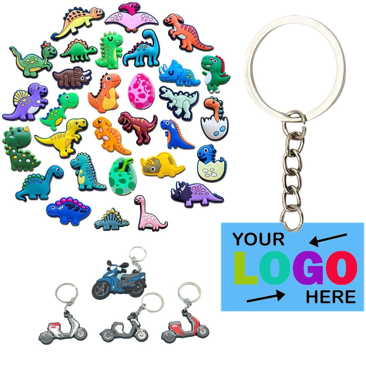 MOQ 50 PVC Keychain Pendant 1
