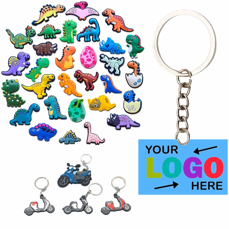 MOQ 50 PVC Keychain Pendant