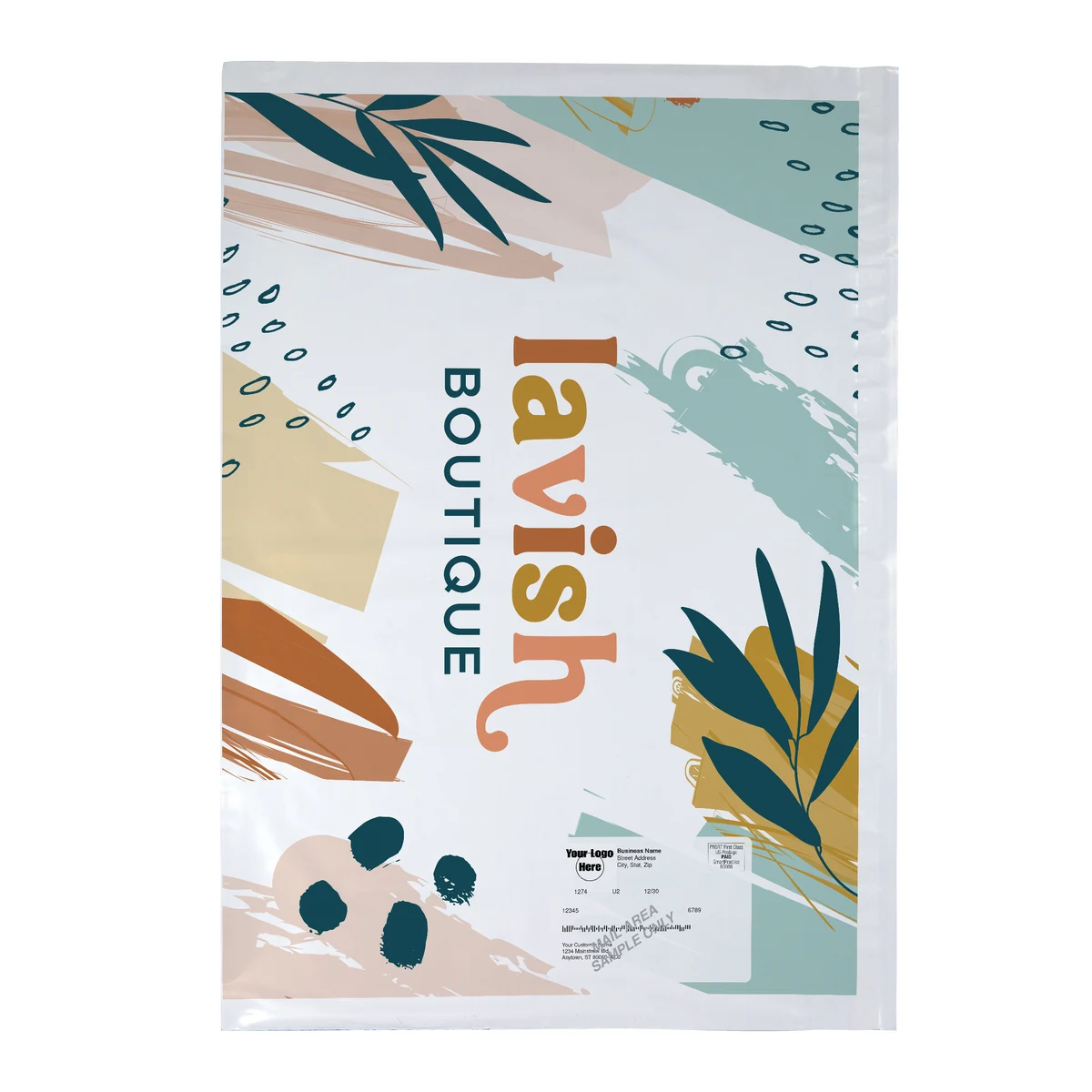 Full Color Expandable Variable Addressing 1-Sided Poly Mailer (19.75" x 12" x 4") 1