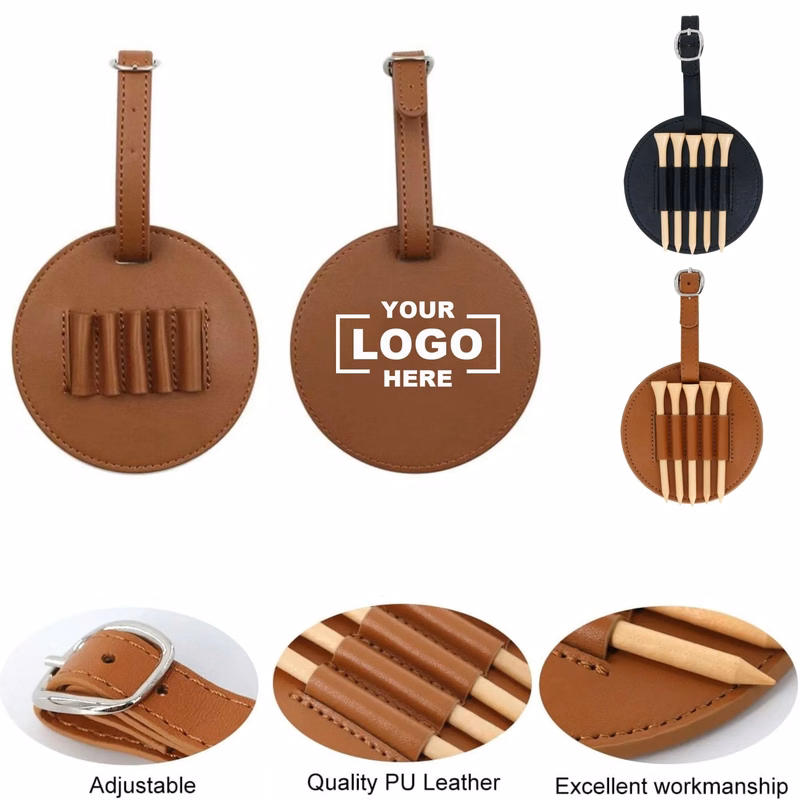 PU Golf Stud Organizer Keychain
