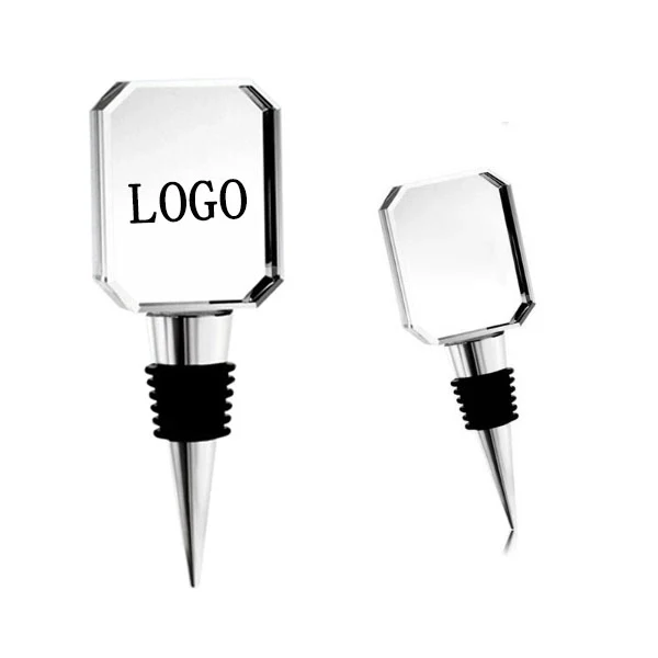 Personalized Crystal Wine Bottle Stopper 1