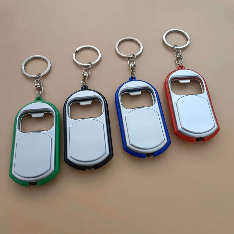 LED bottle opener with light
