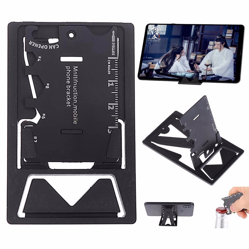 Multi-Tool Card with Phone Stand
