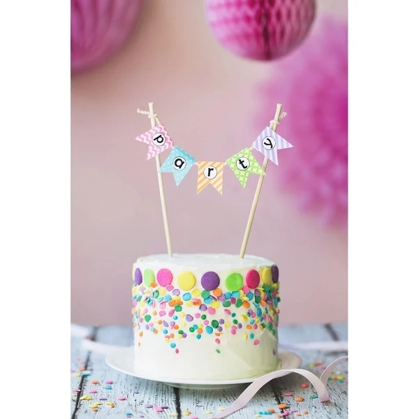 Paper Banner Toothpicks - Style C 1