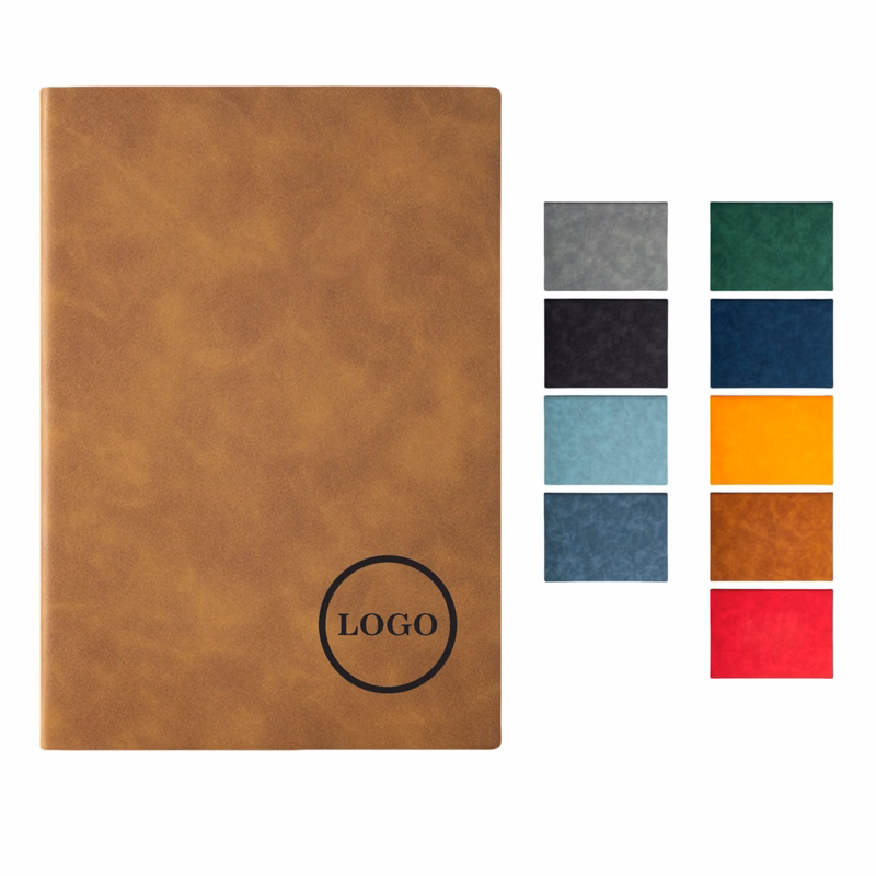 Soft Faux Leather Cover A5 Notebook