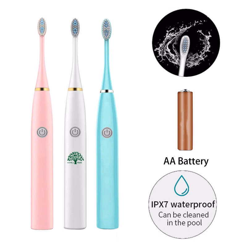 Portable Sonic Toothbrush Battery Operated