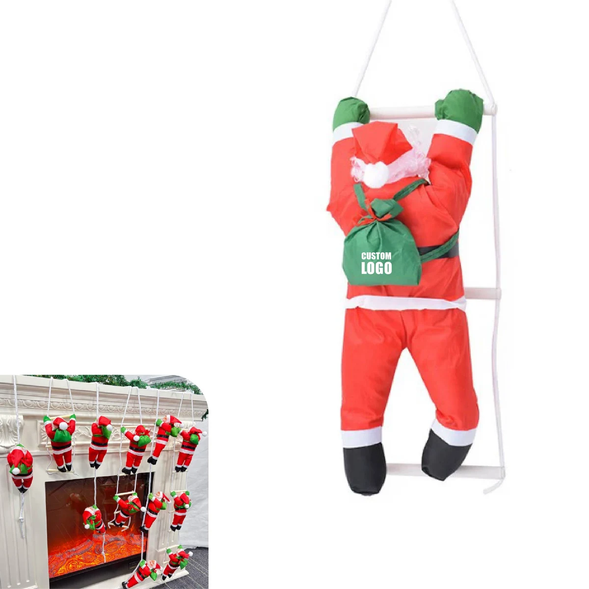 MOQ 10 pcs Christmas Climbing Santa 1