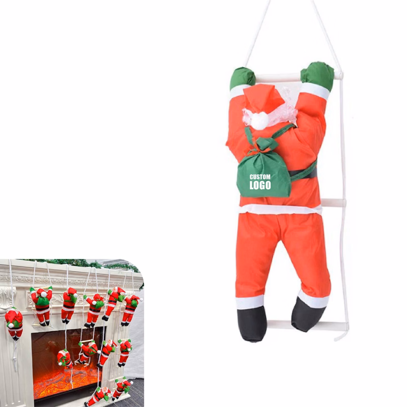 MOQ 10 pcs Christmas Climbing Santa