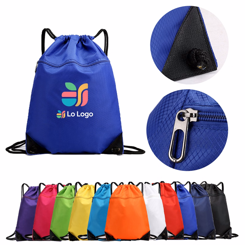 Drawstring Backpack in Oxford Material MOQ 50