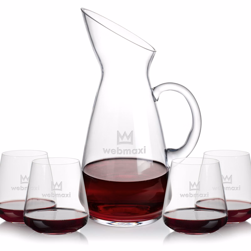 Taroni Carafe & Breckland Stemless Wine