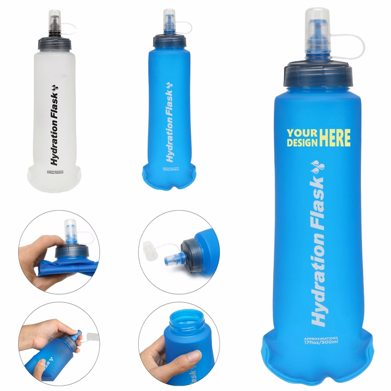 Travel Outdoor Collapsible TPU Water Bottle