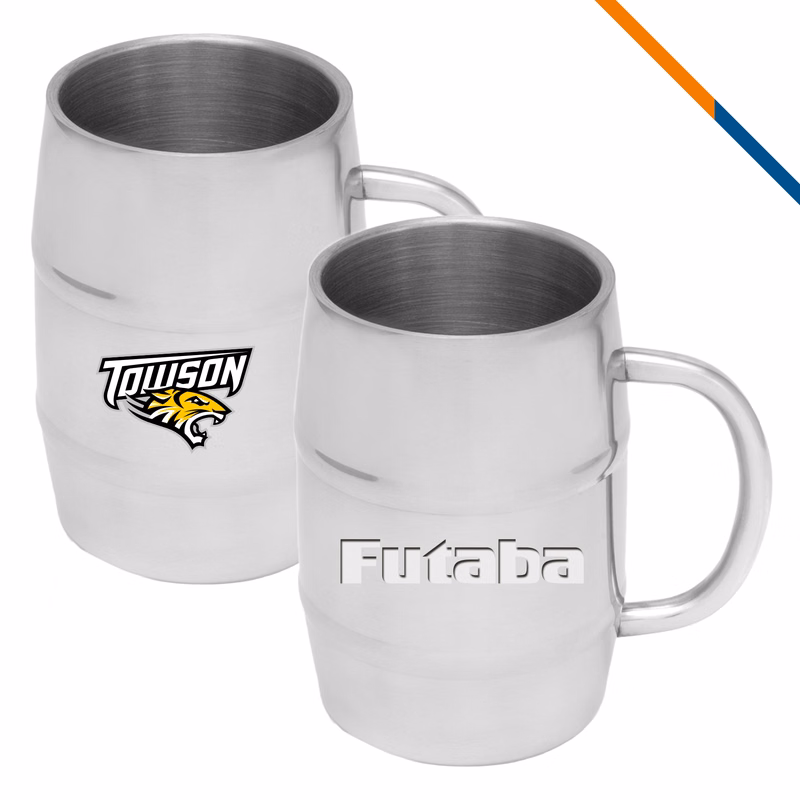 Lilda Stainless Steel Barrel Mug - 17 OZ.