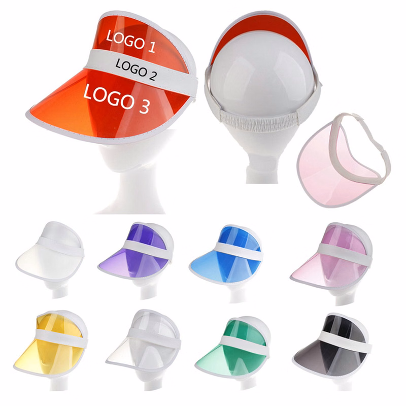 Screen Pringting PVC Sun Visor Hat