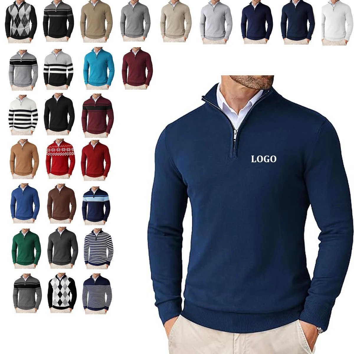 Casual Pullover Sweater, custom hoodie or sweatshirt with logo imprint 1
