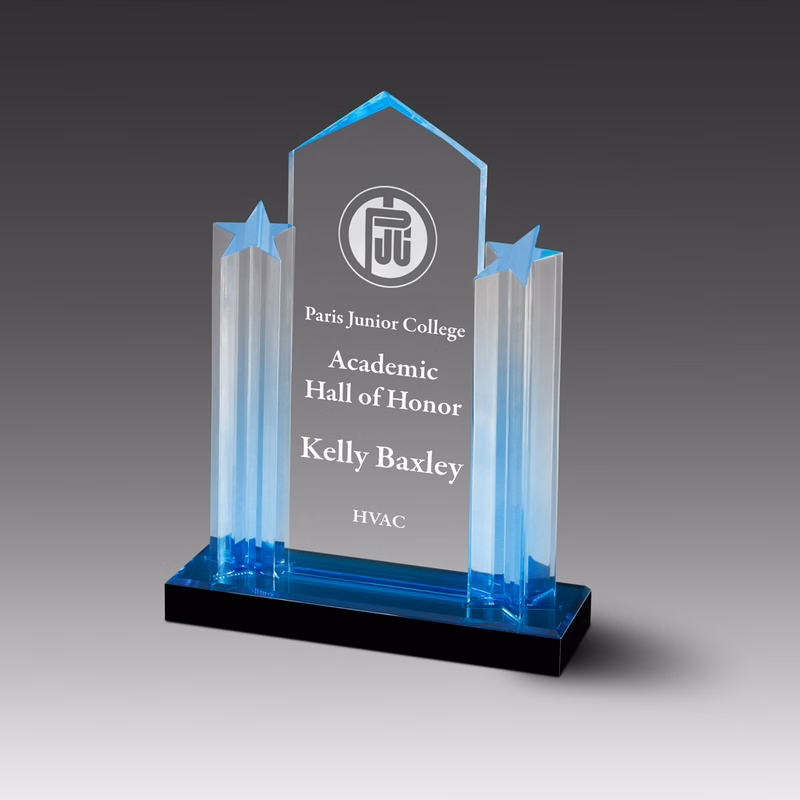 Impress Star Columns Award (7"x10"x2")