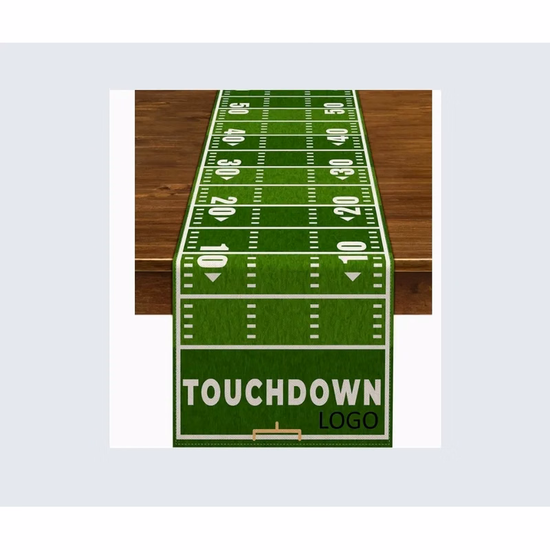 Football Table Runner for Party Decor