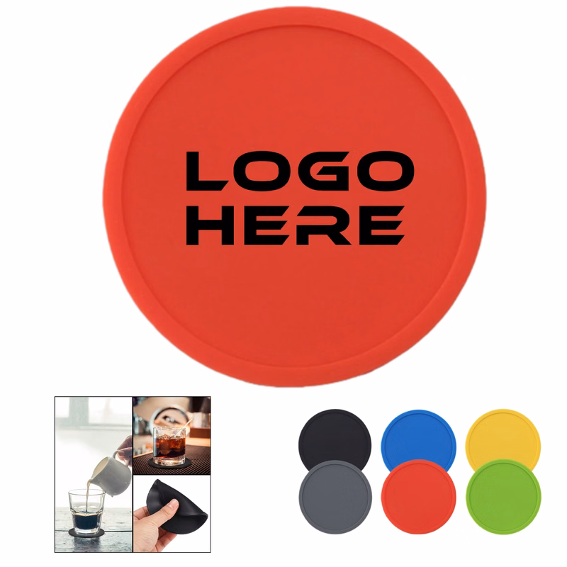 Round Silicone Coasters