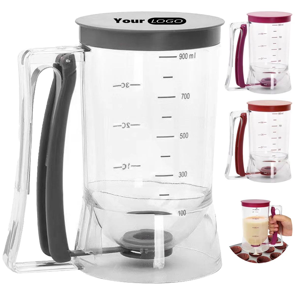 Polypropylene Handheld Cake Batter Dispenser 1
