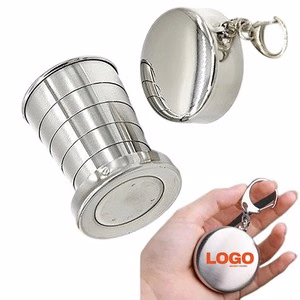 8.5oz Stainless Steel Folding Cup