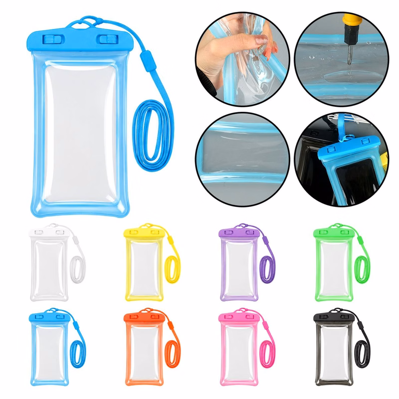 Inflatable-Border Waterproof Phone Pouch