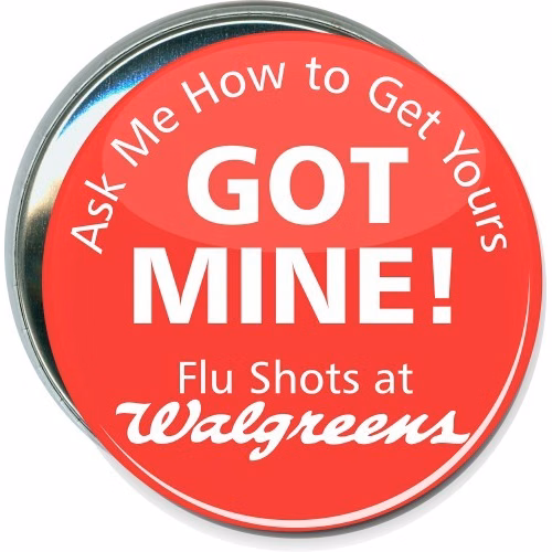 Flu shots at Walgreens, Ask me Button