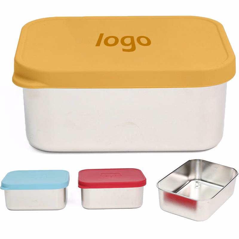 Stainless Steel Lunch Box Seal With Silicone Lid