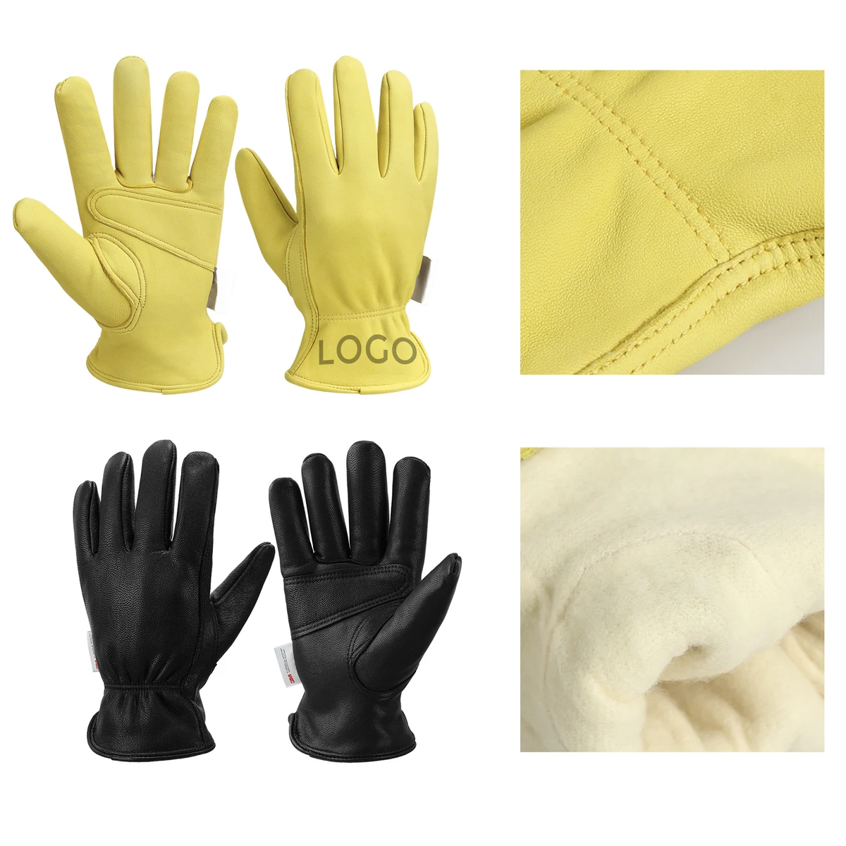 MOQ 10 PCS Stylish Woolen Warm Gloves 1